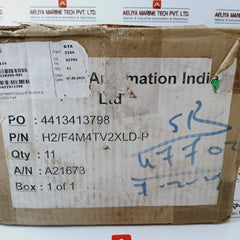 Honeywell H2/F4M4Tv2Xld-p Single Block And Bleed Ball Valve 6000 Psi @ 200?F 3000 Psi @ 400?F 50128307-501