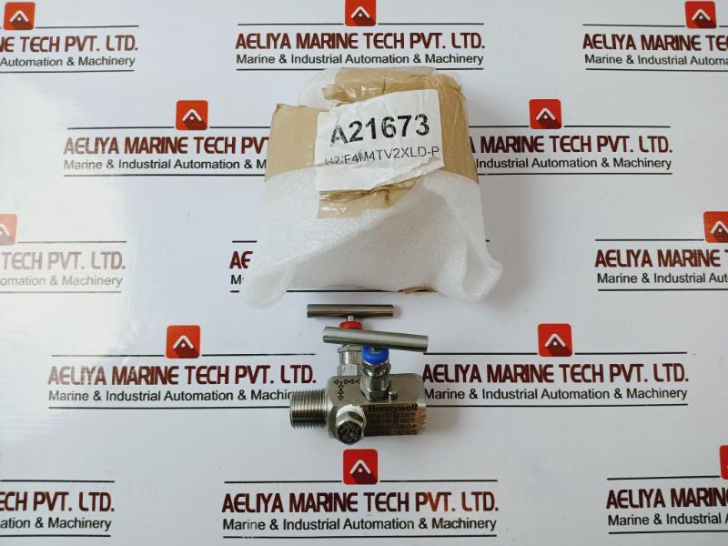 Honeywell H2/F4M4Tv2Xld-p Single Block And Bleed Ball Valve 6000 Psi @ 200˚F 3000 Psi @ 400˚F 50128307-501