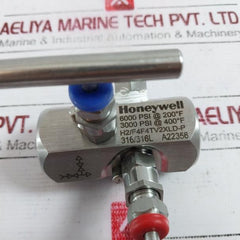 Honeywell H2/f4f4tv2xld-p Block & Bleed Valve,high Pressure 6000 Psi 50128308001