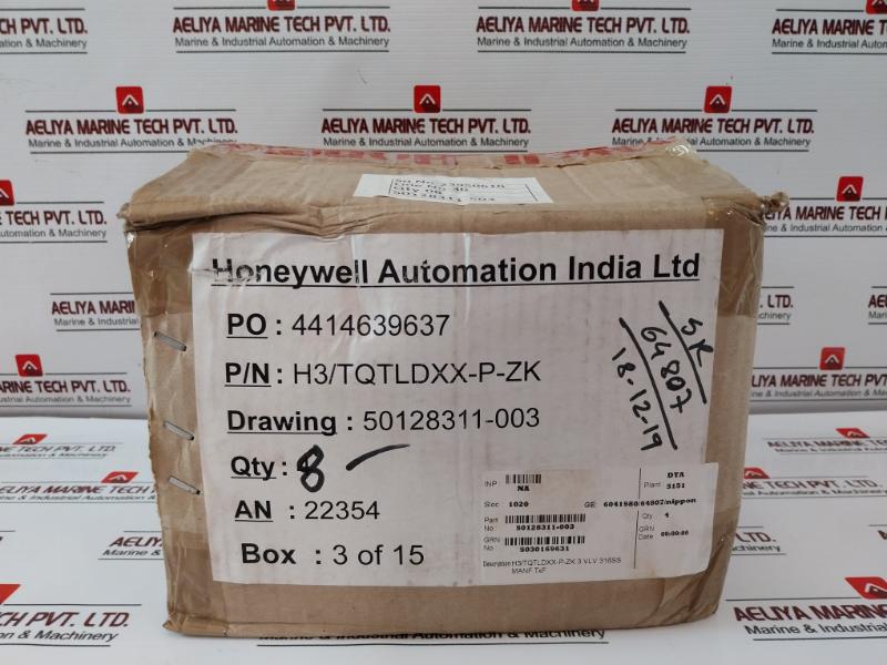 Honeywell H3/tqtldxx-p-zk Valve Manifold 316ss 6000 Psi/3000 Psi