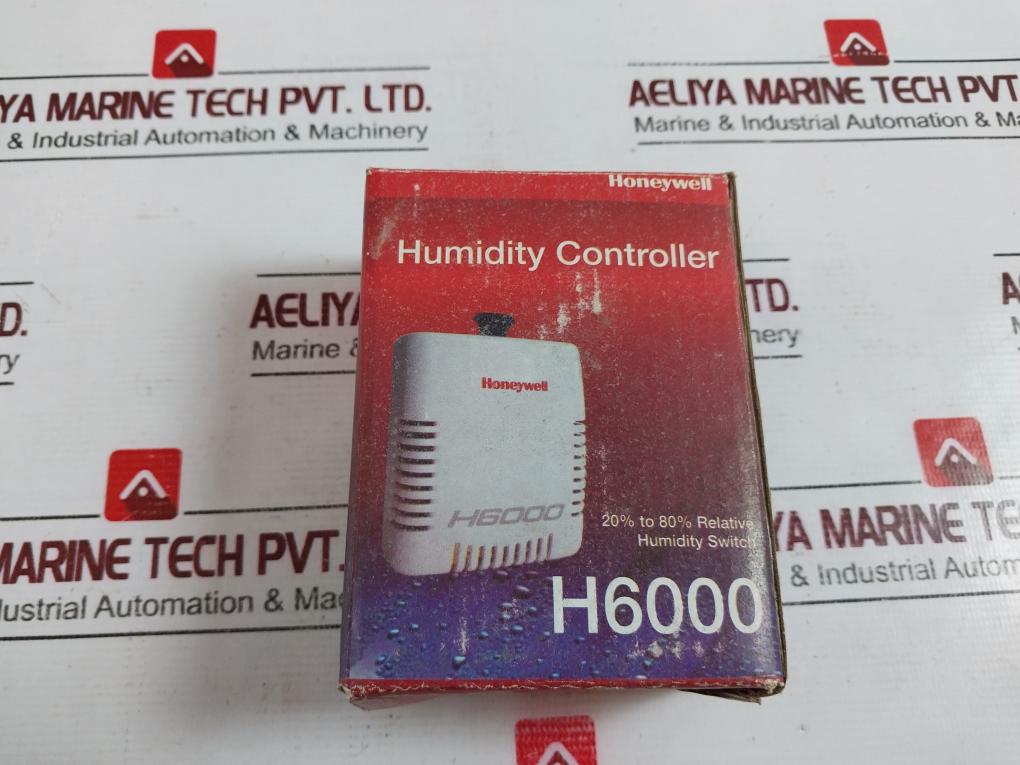 Honeywell H6000 Humidity Controller 20% To 80% Rh Din Rail Mounting 52°c
