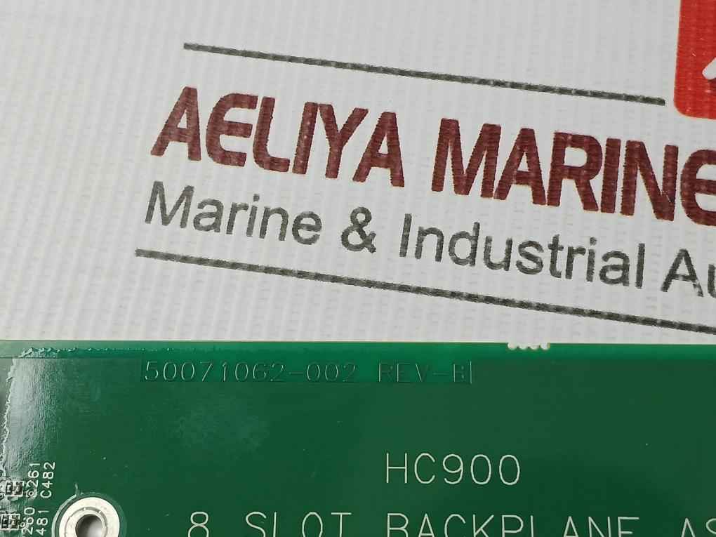 Honeywell Hc900 8 Slot Backplane 50071063-001 Rev: B Br23W13-b1073 94V-0