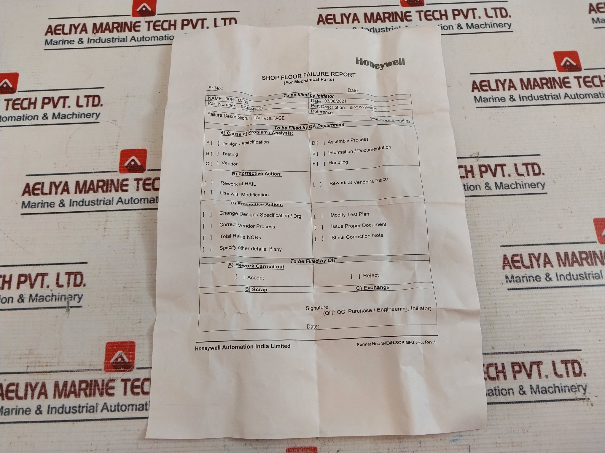 Honeywell Hnwg50049849-002 / Hnwg-50049850-001 Hart Temperature Transmitter