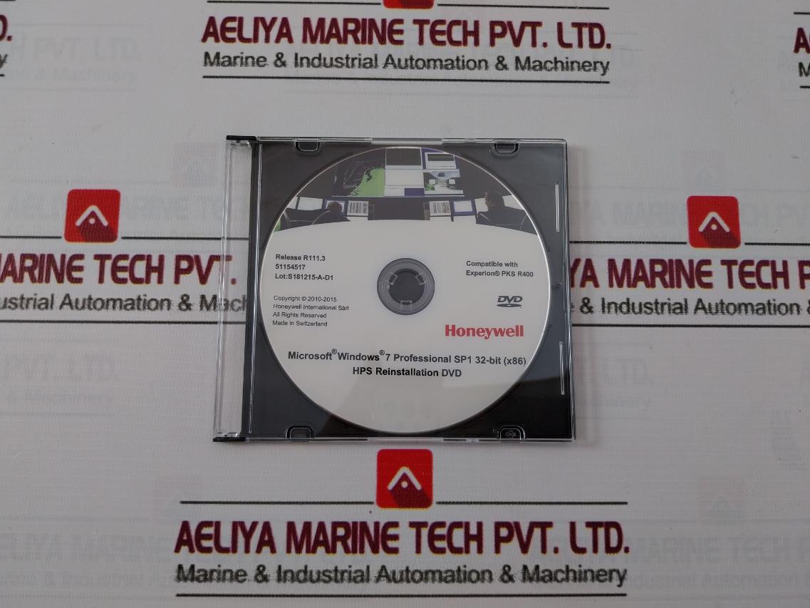 Honeywell Hps Microsoft Windows 7 Professional Sp1 32 Bit Reinstallation Dvd
