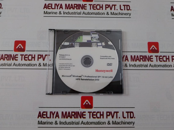 Honeywell Hps Microsoft Windows 7 Professional Sp1 32 Bit Reinstallation Dvd