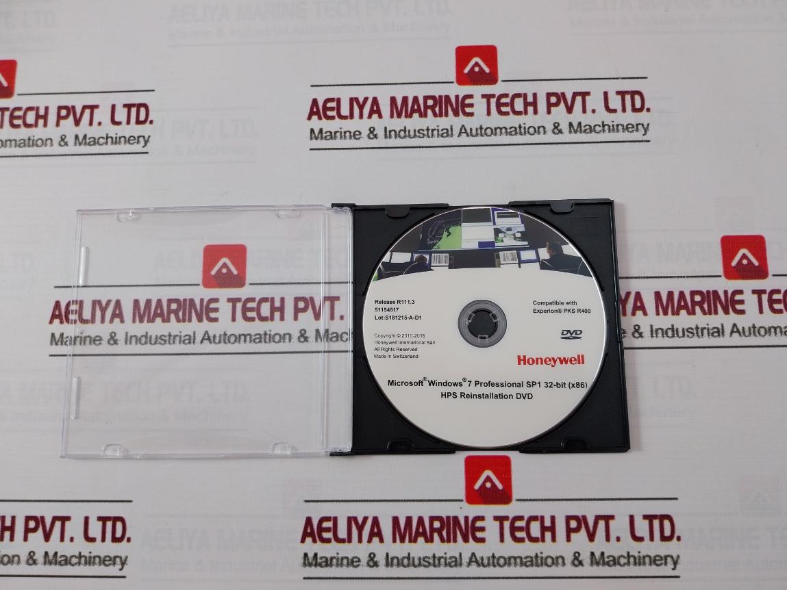 Honeywell Hps Microsoft Windows 7 Professional Sp1 32 Bit Reinstallation Dvd