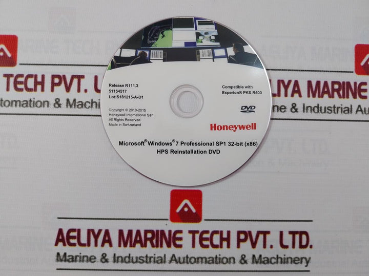 Honeywell Hps Microsoft Windows 7 Professional Sp1 32 Bit Reinstallation Dvd