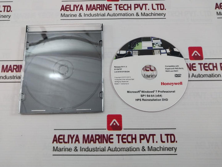 Honeywell Hps Reinstallation Dvd 51154757