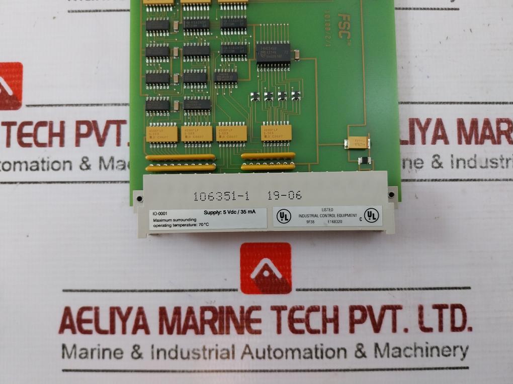 Honeywell Io-0001 Extender Module V1.0 5 Vdc/35Ma E168320 10100/2/1