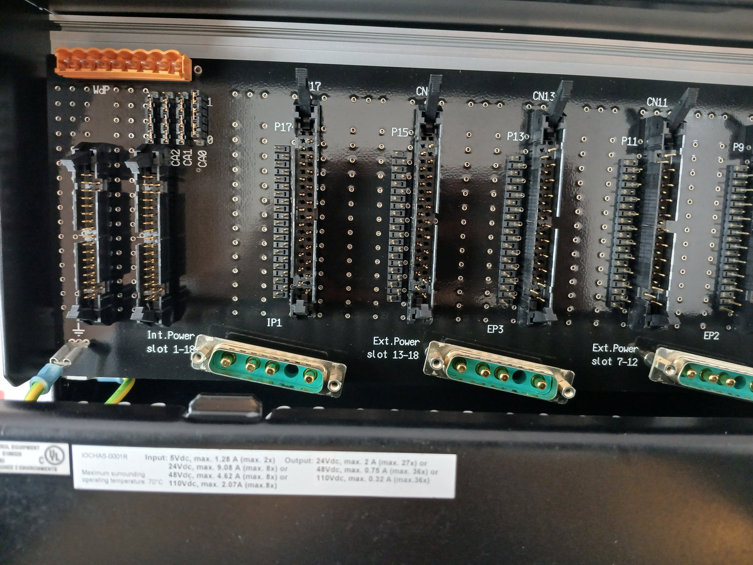 Honeywell Iochas-0001R Chassis For Redundant I/O Module Iob-0001R 0112457