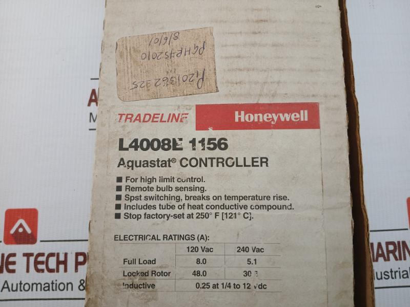Honeywell Controller Manual Reset 120/240Vac L4008E 1156