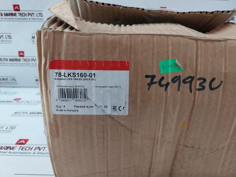 Honeywell Lks 160-01 (A5-5 S1) Marine Boiler Actuator Motor 78-lks160-01