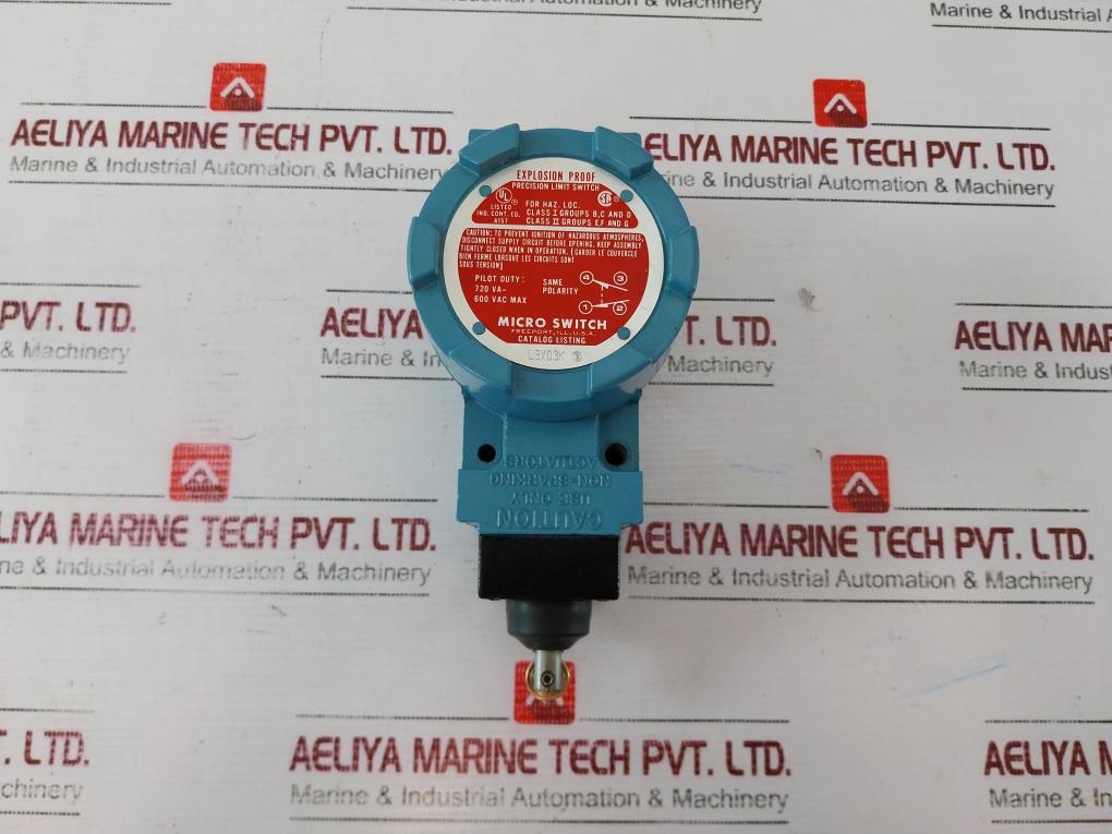 Honeywell Lsxd3K Explosion Proof Precision Limit Switch 720 Va-600 Vac Max