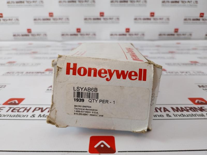 Honeywell Lsyab6b Heavy Duty Limit Switch Standard Duty Nema B600 10amps 600vac