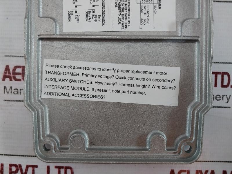 Honeywell M7284A1004 Modutrol Iv Motor Rev G 15 Va 120V 50/60Hz Series 72