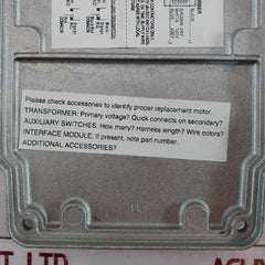 Honeywell M7284A1004 Modutrol Iv Motor Rev G 15 Va 120V 50/60Hz Series 72
