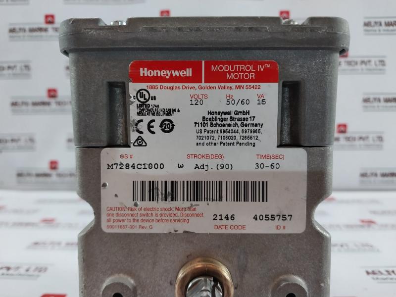 Honeywell M7284c1000 Modutrol Iv Motor 120v Rev G 9a 10b 11c