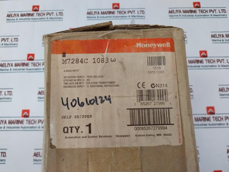 Honeywell M7284C1083 Modutrol Iv Motor 24/120/230V 50/60Hz 15Va 30Sec