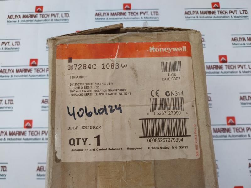 Honeywell M7284c1083 Modutrol Iv Motor 24/120/230v 50/60hz 15va 30sec