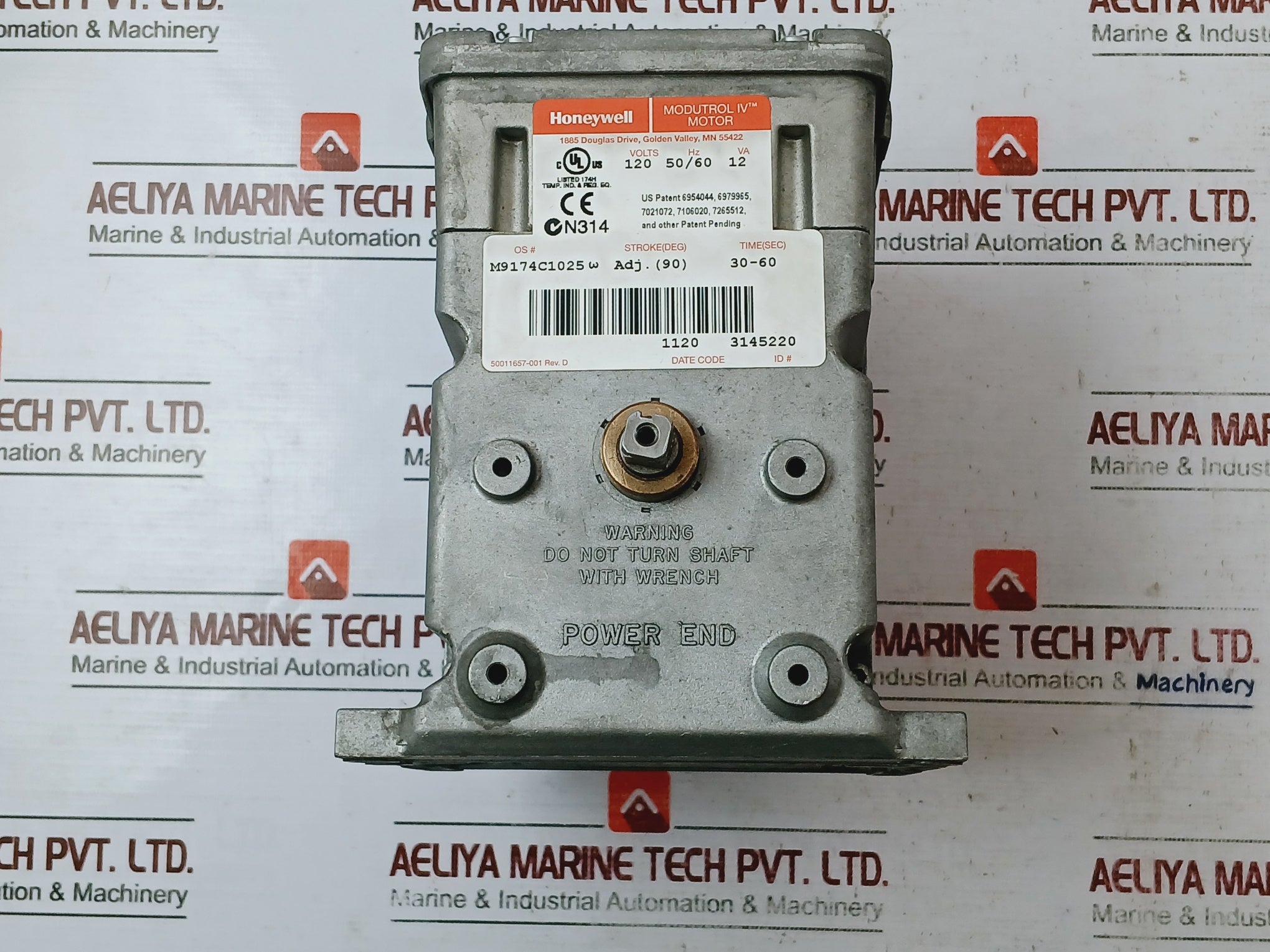 Honeywell M9174C1025/U Modutrol Iv Motor 30-60Sec 120V 50/60Hz 12Va