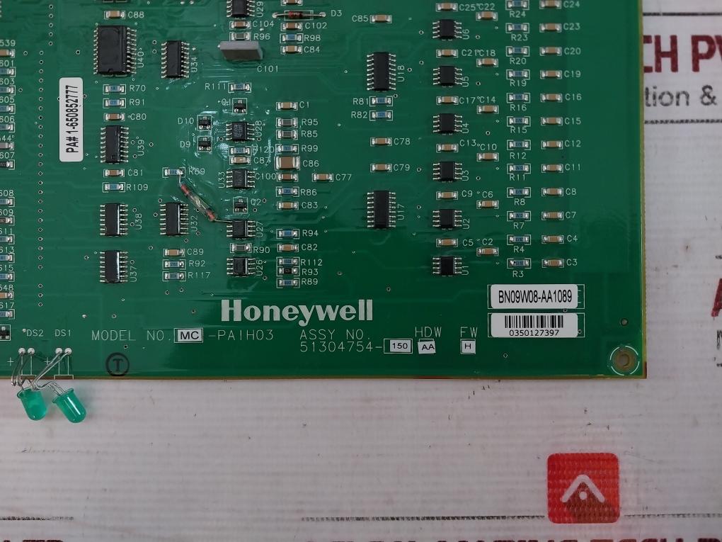 Honeywell Mc-paih03 High Level Analog Input Processor Rev K 51304753-100 94V-0