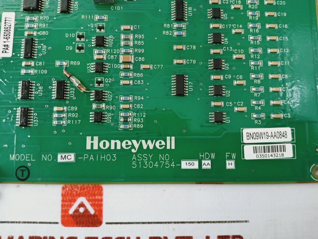 Honeywell Mc-paih03 High Level Analog Input Processor Rev K 51304754-150