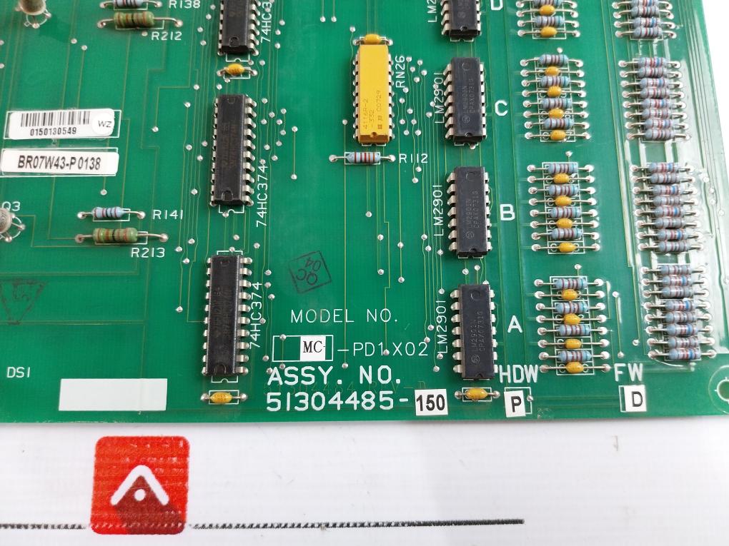 Honeywell Mc-pd1X02 Digital Input Module 51304484-100 Br07W43-p0138 D1 94V-0