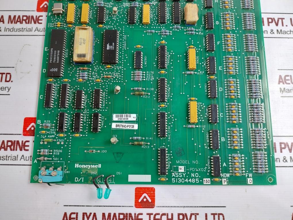 Honeywell Mc-pd1X02 Digital Input Module 51304484-100 Br07W43-p0138 D1 94V-0