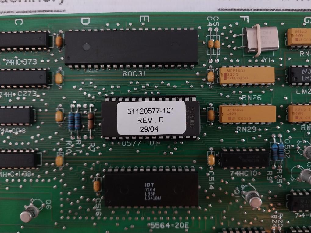 Honeywell Mc-pd1X02 Digital Input Module 51304485-150 D1 94V-0 Rev: B 0100625989