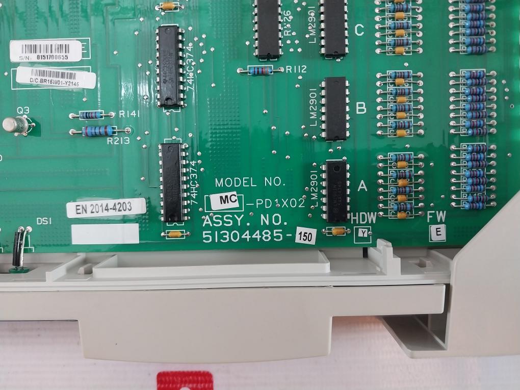 Honeywell Mc-pd1X02 Digital Input Module Hdw: Y Fw: E 51304485-150