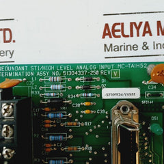 HONEYWELL MC-TAIH52 Redundant High Level Analog Input 51304337-250
