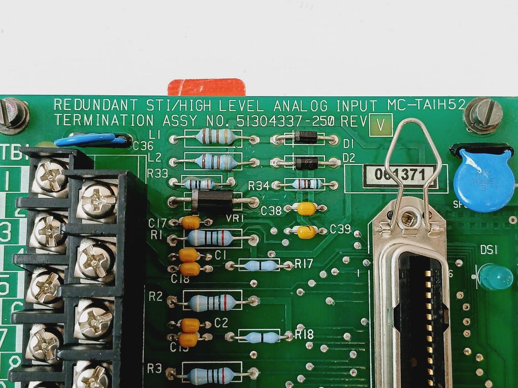HONEYWELL MC-TAIH52 Redundant STI/High Level Analog Input 51304337-250