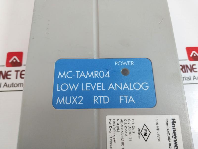 Honeywell Mc-tamr04 Low Level Analog Input Multiplexer Mux2 Rtd Fta 18W23