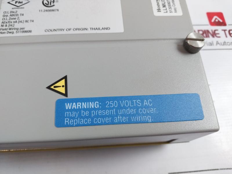 Honeywell Mc-tamr04 Low Level Analog Input Multiplexer Rev B 51305907-175