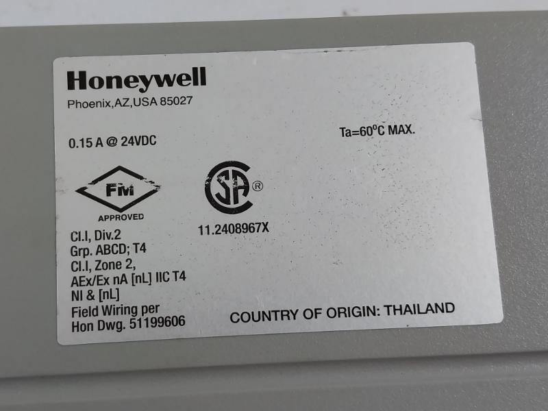 Honeywell Mc-tamr04 Low Level Analog Input Multiplexer Rev B 51305907-175