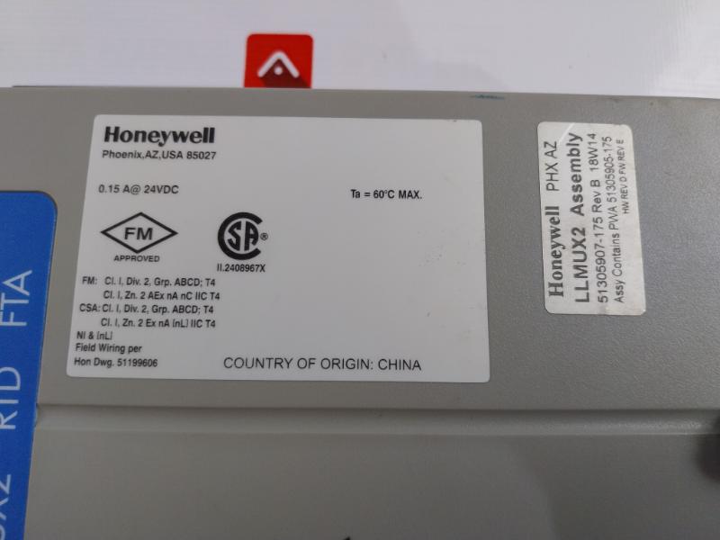 Honeywell Mc-tamr04 Low Level Analog Input Multiplexer Thermal Resistance Module