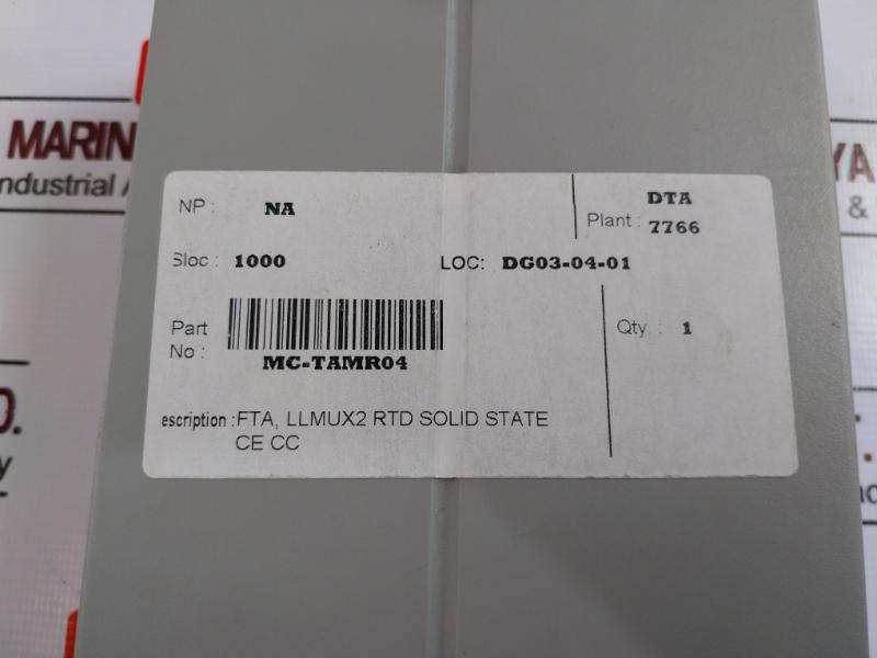 Honeywell Mc-tamr04 Low Level Analog Input Multiplexer Thermal Resistance Module