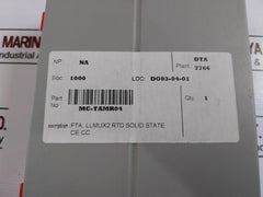 Honeywell Mc-tamr04 Low Level Analog Input Multiplexer Thermal Resistance Module