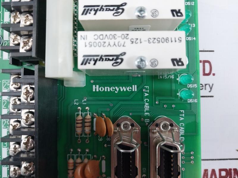 Honeywell Mc-tdid52 Digital Input Module 24vdc 32 Pt Assy 51304441-275 Rev C