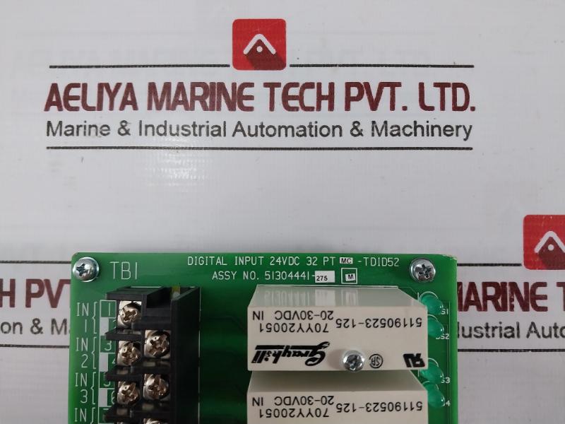 Honeywell Mc-tdid52 Digital Input Module 24vdc 32 Pt Assy 51304441-275 Rev C