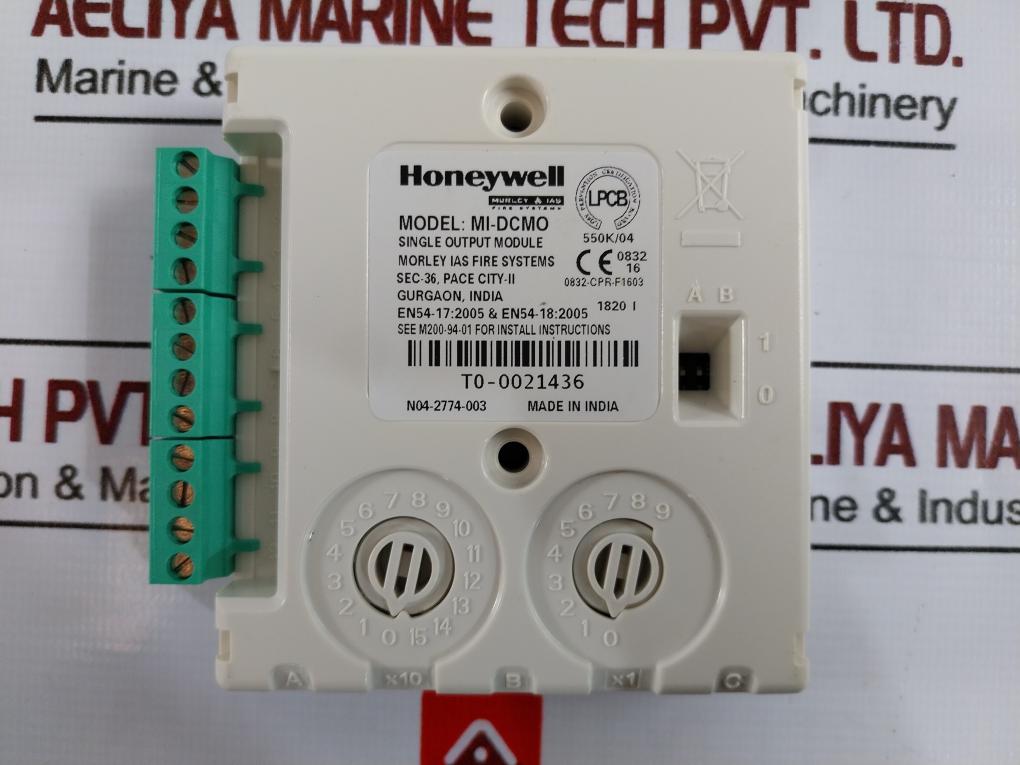 Honeywell Mi-dcmo Addressable Control Output Module N04-2774-003