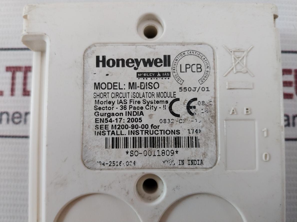 Honeywell Mi-diso Short Circuit Isolator Module N04-2516-004