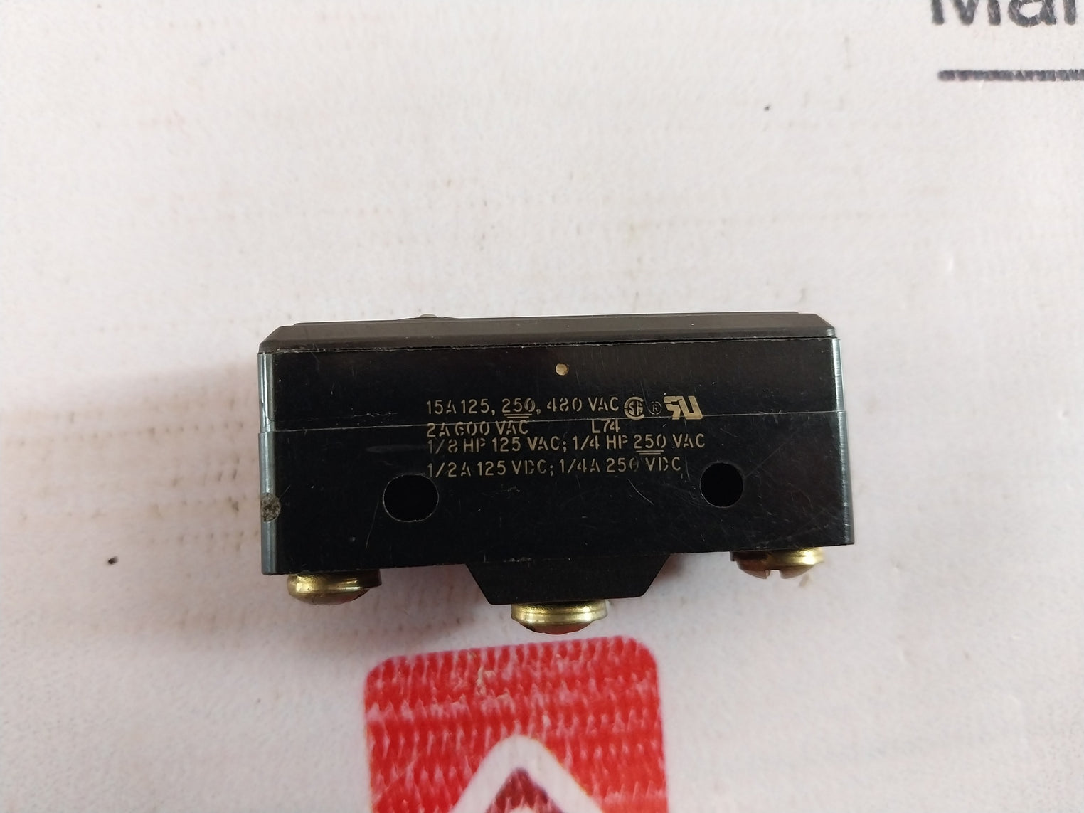 Micro Switch Mc7711 Plunger Pin Actuator 2A 600Vac