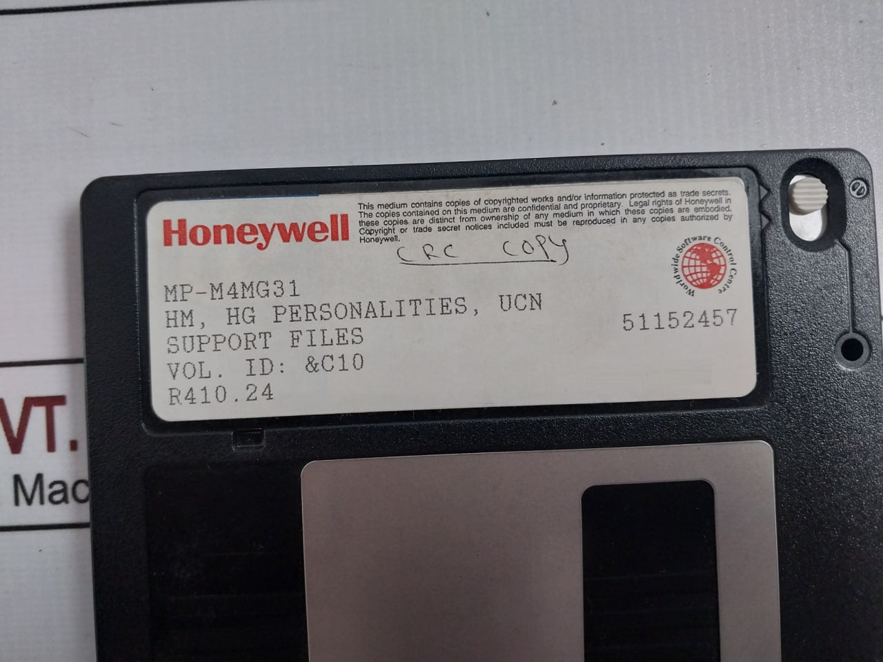 Honeywell Mp-m4Mg31 Bernoulli Hm, Hg Personalities, Ucn Support File