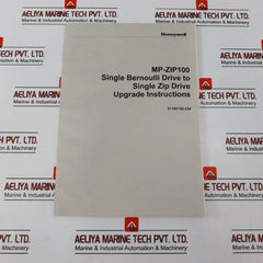 Honeywell Mp-zip100-100 Single Bernoulli Drive To Zip Drive Kit Z100si Zip