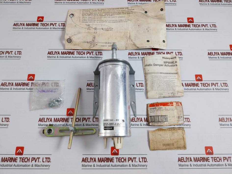 Honeywell Mp909E 1463 1 Pneumatic Damper Actuator 5-10 Psi