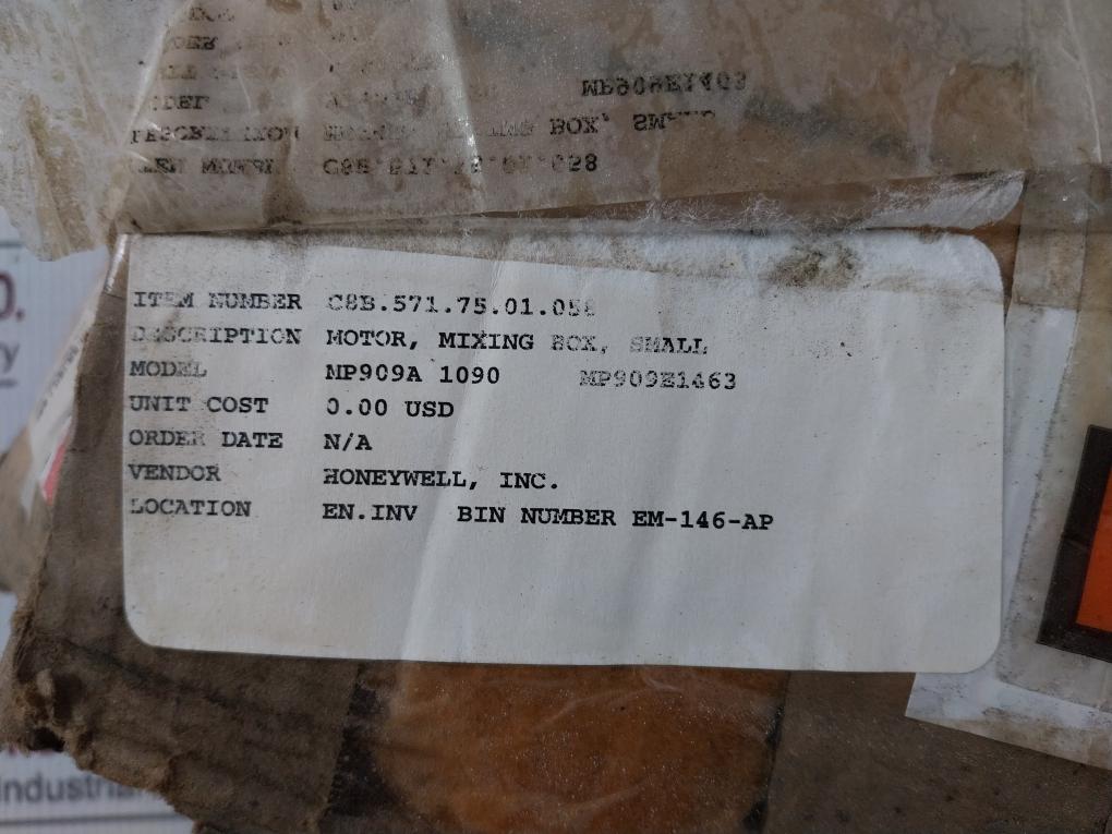 Honeywell Mp909E 1463 1 Pneumatic Damper Actuator Rev 4