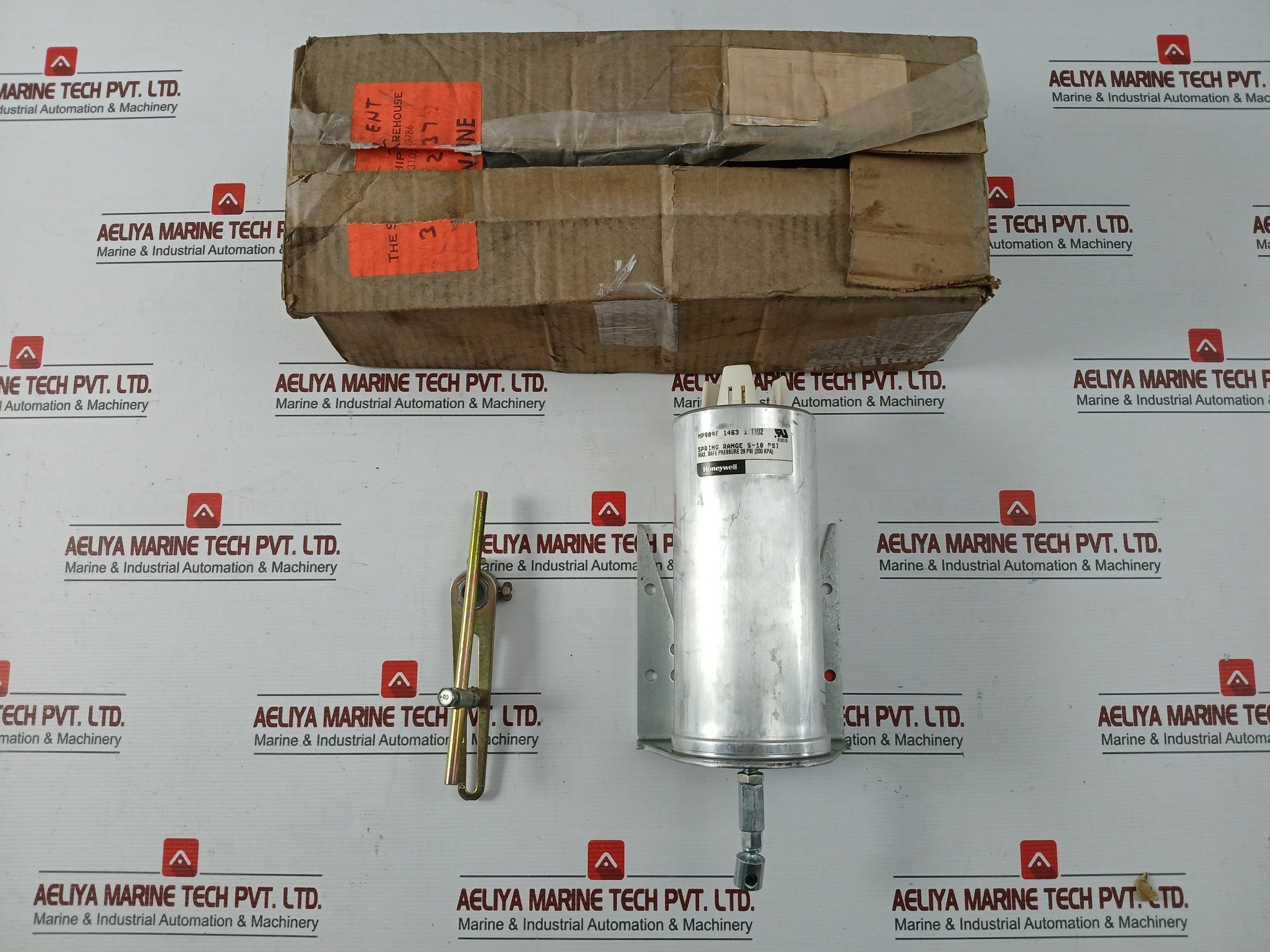 Honeywell Mp909E 1463 1 Pneumatic Dampera Actuator 5-10 Psi (35-70 Kpa)