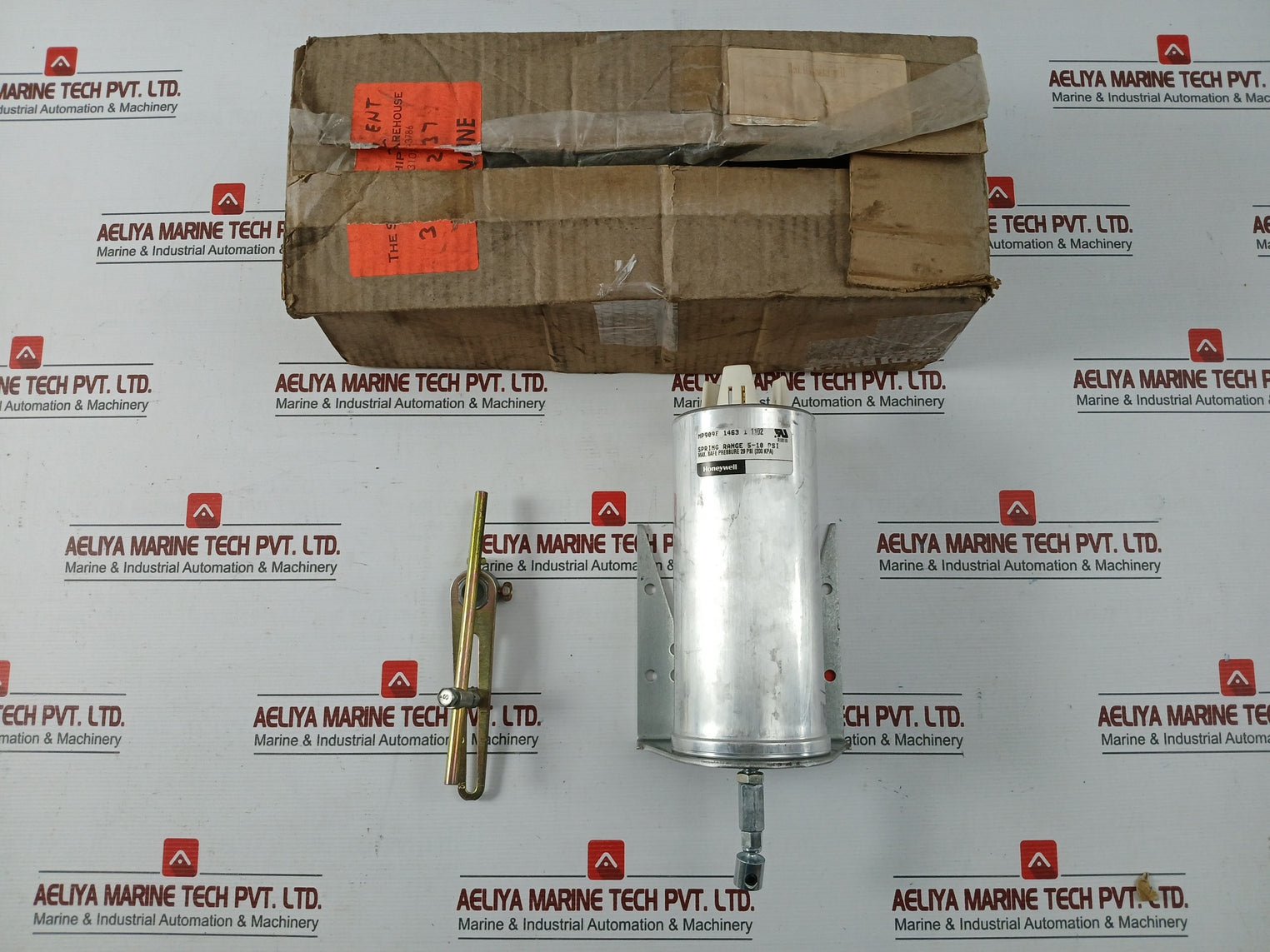 Honeywell Mp909E 1463 1 Pneumatic Dampera Actuator 5-10 Psi (35-70 Kpa)