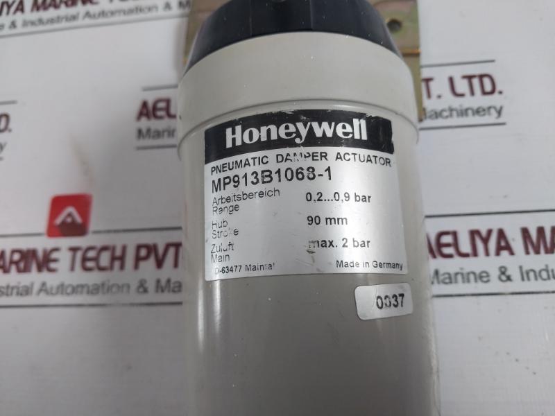 Honeywell Mp913b1068-1 Pneumatic Damper Actuator 2 Bar 90mm